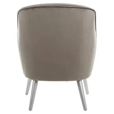 Grey Velvet Chair | Louxor