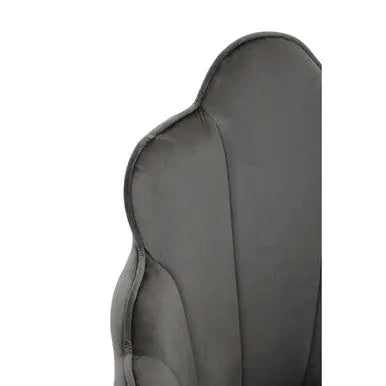 Grey Velvet Chair | Tian