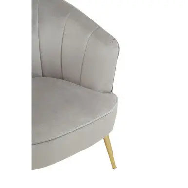 Grey Velvet Chair | Yolanda