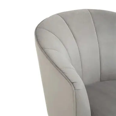 Grey Velvet Chair | Yolanda