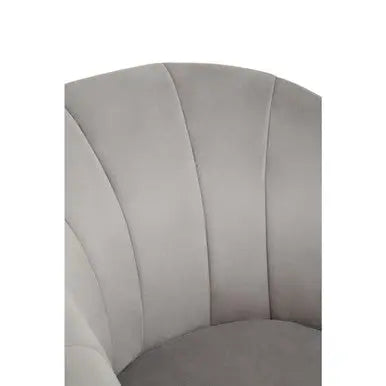 Grey Velvet Chair | Yolanda