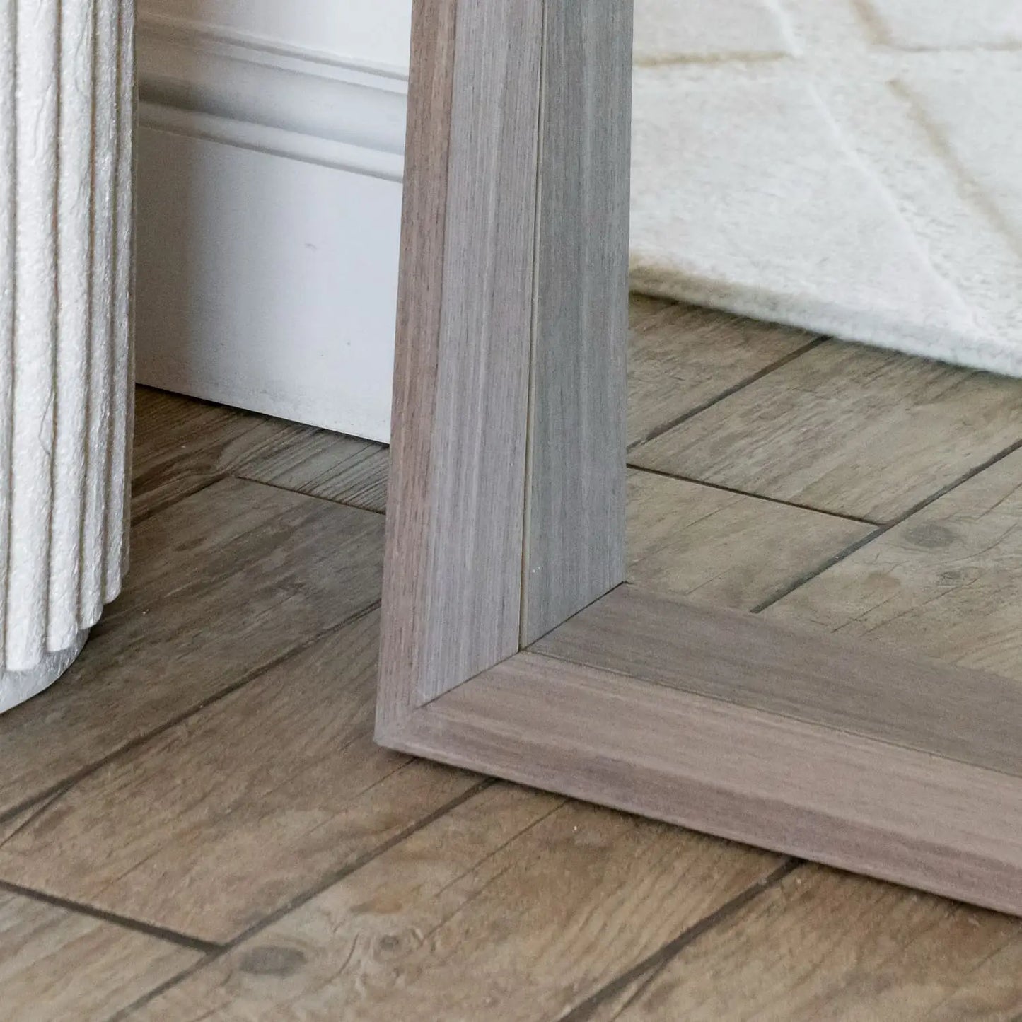 Hanaka - Full Length Walnut Wood Rectangle Mirror - 200cm x 100cm