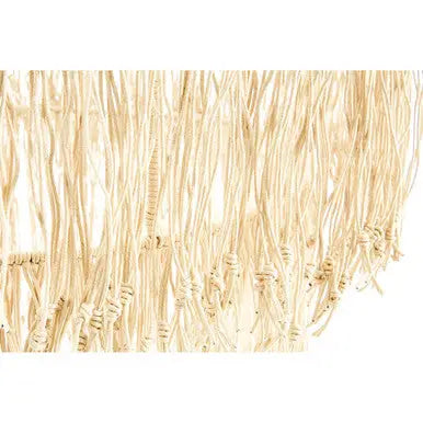 Hestina Cream Leather Ceiling Light