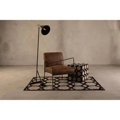 Hoxton Brown Leather Lounge Chair