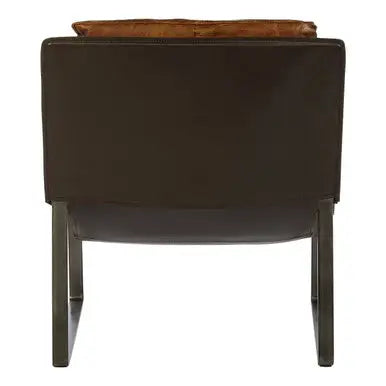 Hoxton Light Brown Leather Lounge Chair