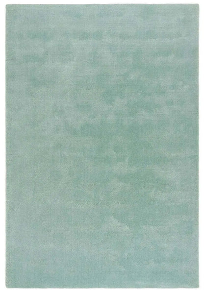 Hush Solid Aqua Luxury Rug