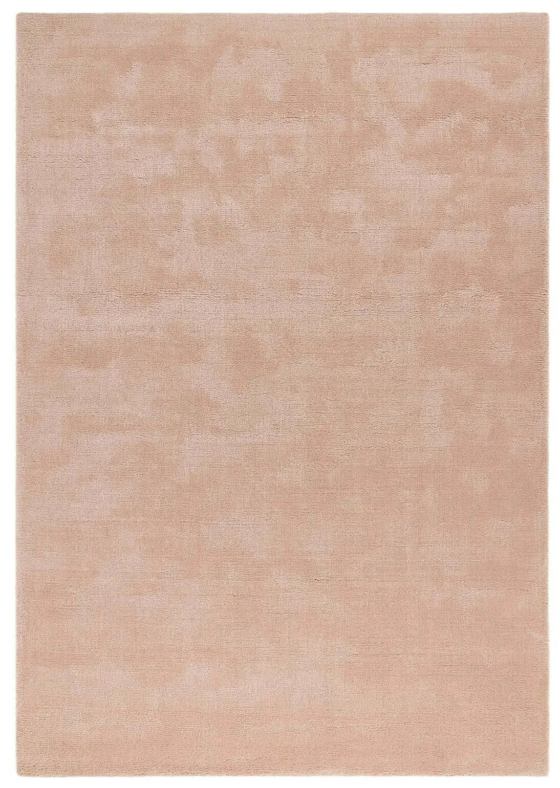 Hush Solid Coral Pink Luxury Rug