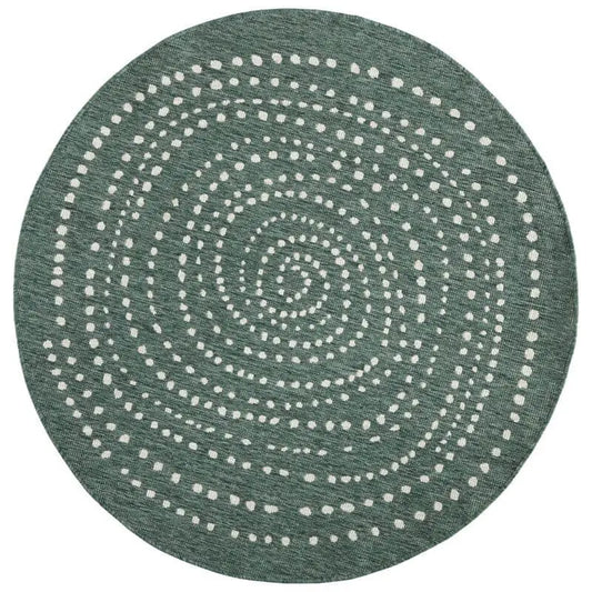 Indoor Outdoor Bali Reversible Round Rug