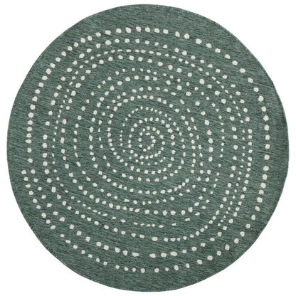 Indoor Outdoor Bali Reversible Round Rug