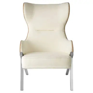 Ivory Wingback Chair | Piermount
