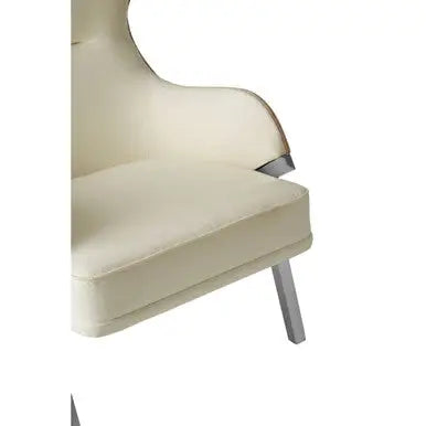 Ivory Wingback Chair | Piermount