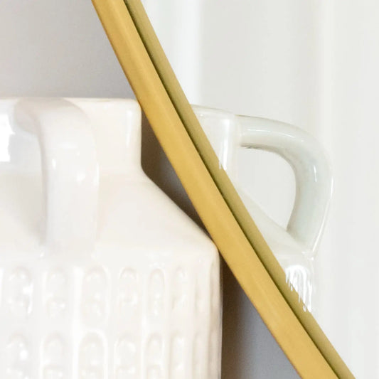 Izumi - Gold Metal Irregular Mirror - 120cm x 90cm