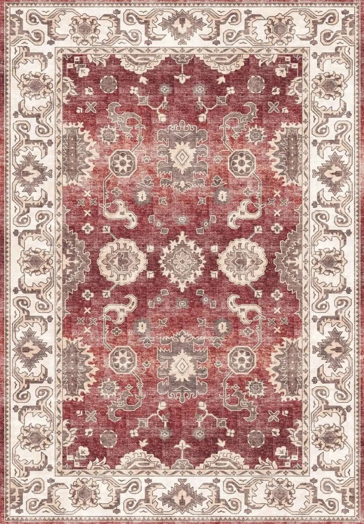 Jasru Vintage Washable Rug