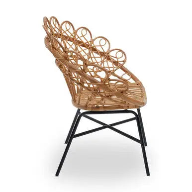 Java Natural Rattan Peacock Chair