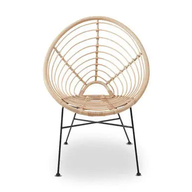 Java Natural Rattan Round Chair