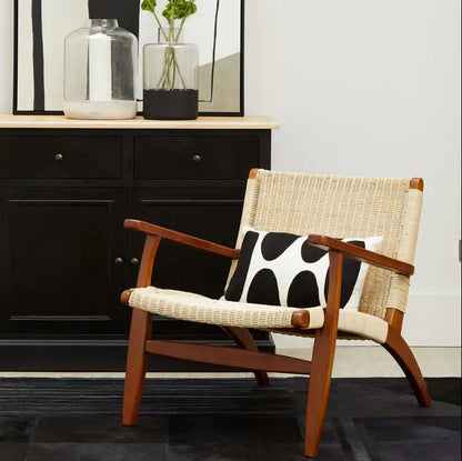 Java Woven Chair In Natural Rattan