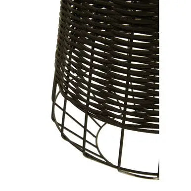 Jaya Black Rattan Pendant Light