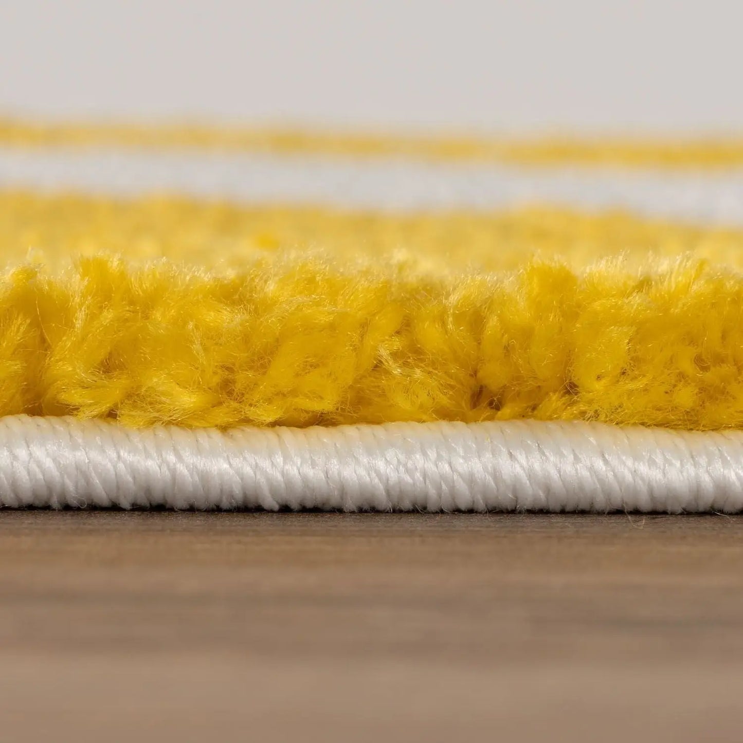 Joli Checkered Yellow & White Rug