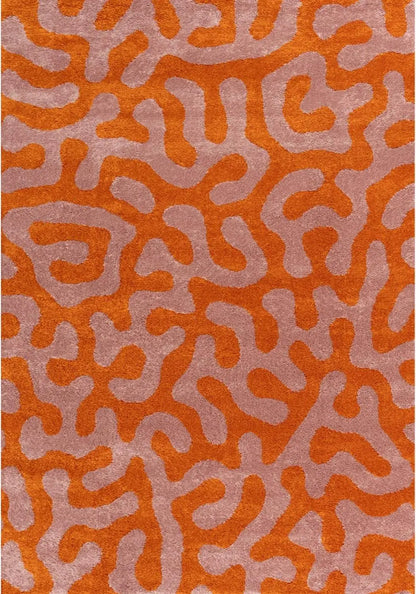 Joli Doodle Orange & Pink Rug