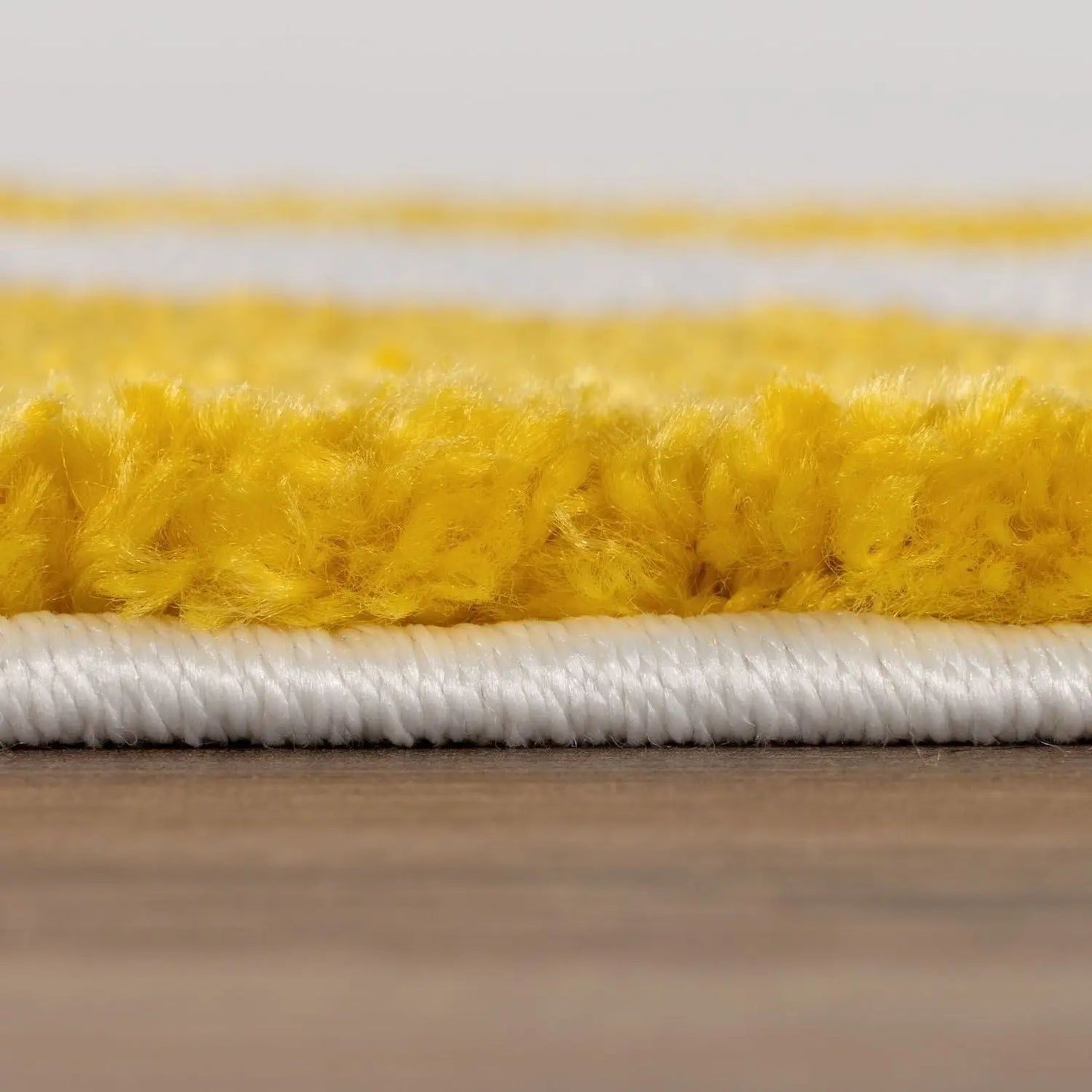 Joli Geometric Yellow & White Rug