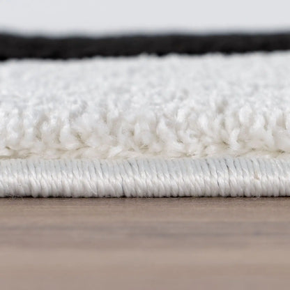 Joli Striped Black & White Rug