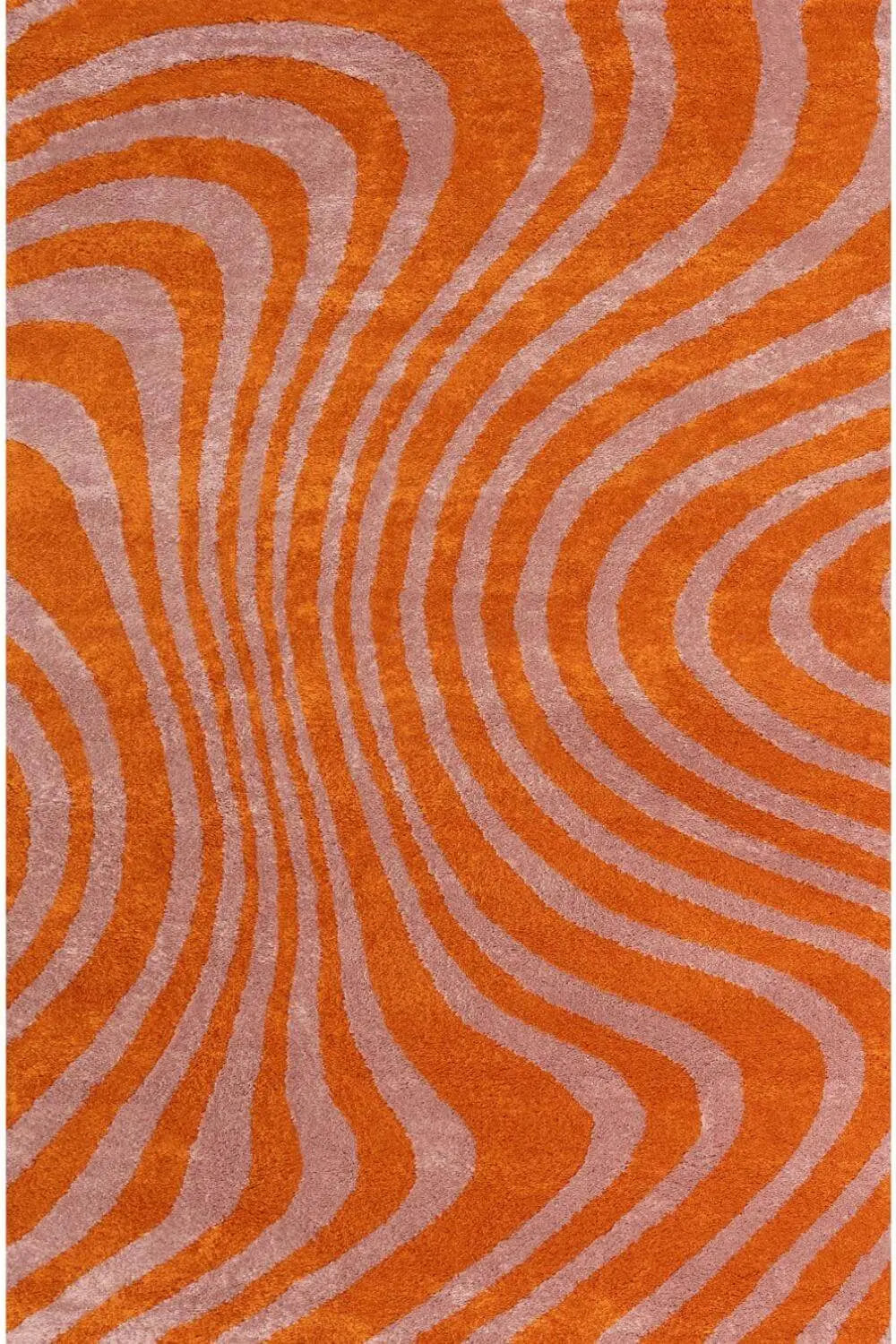 Joli Striped Orange & Pink Rug