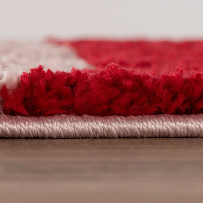 Joli Striped Red & Pink Rug
