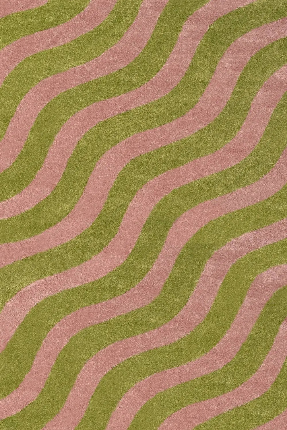 Joli Wave Green & Pink Rug