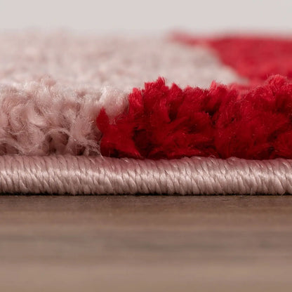 Joli Wave Red & Pink Rug