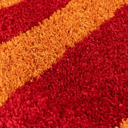 Joli Striped Red & Orange Rug