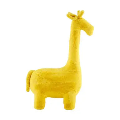 Jungle Safari Yellow Faux Fur Giraffe Kids Stool