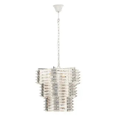 Karli 3 Tier Glass Statement Pendant Light