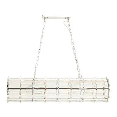 Karli Chrome Eight Bulb Pendant Light