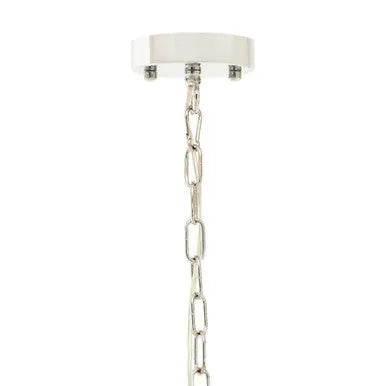 Karli Chrome Finish Small Vertical Pendant Light
