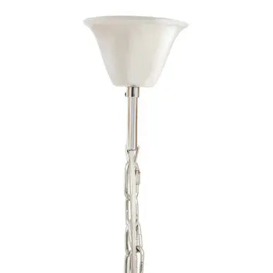 Karli Glass And Chrome Finish Prism Light With Fifteen Bulbs