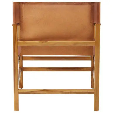 Kendari Brown Cow Leather Chair