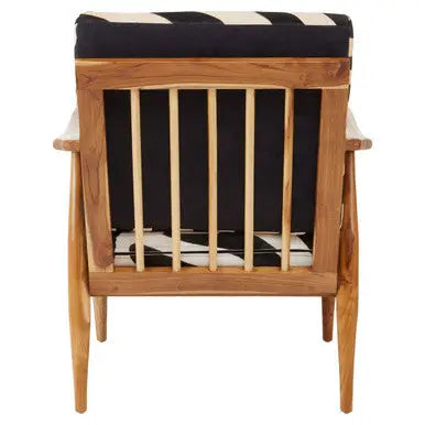 Kendari Zebra Design Hair on Leather Armchair