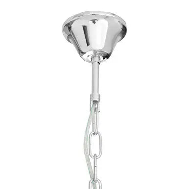 Kensington Townhouse 3 Bulb Chrome and Glass Pendant Light