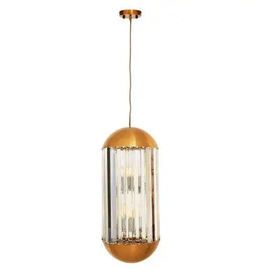 Kensington Townhouse Bronze Finish 6 Bulb Pendant Light