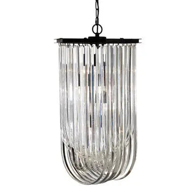 Kensington Townhouse Long Glass Swirl Chandelier