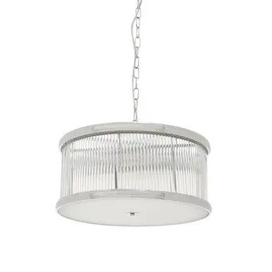 Kensington Townhouse Nickel Pendant Light