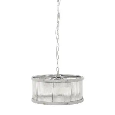 Kensington Townhouse Nickel Pendant Light