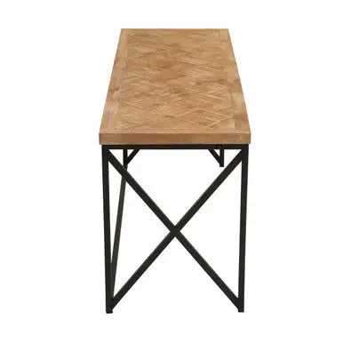Kickford Natural Wood Parquet Coffee Table