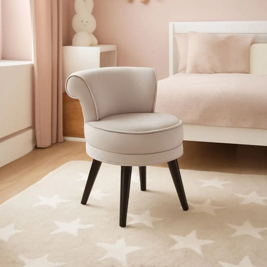 Kids Loretta Mink Velvet Chair