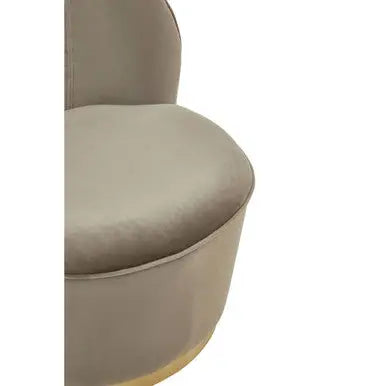 Kids Mink Velvet Gold Base Chair | Tamra