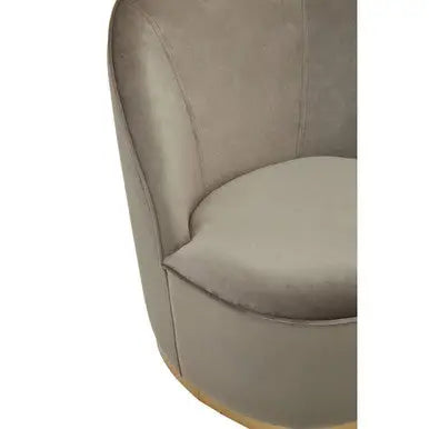 Kids Mink Velvet Gold Base Chair | Tamra