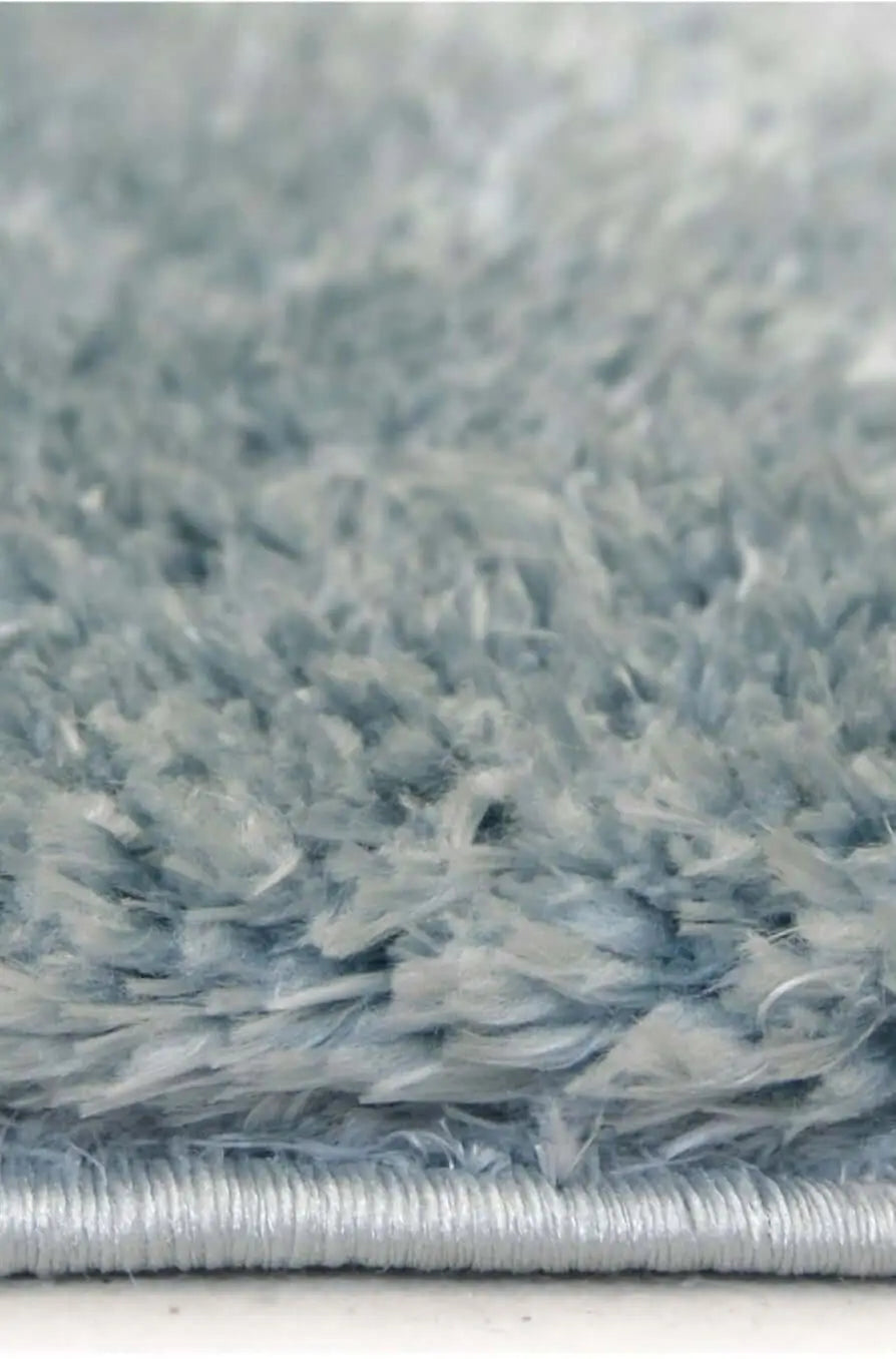 Lagom Duck Egg Blue Shaggy Rug