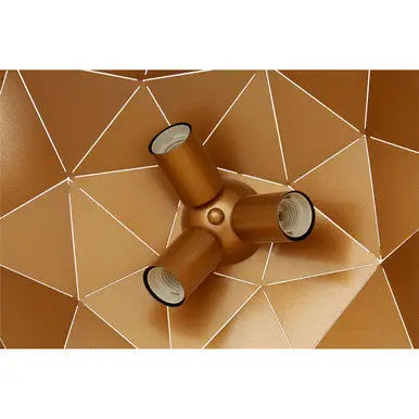 Large Black and Copper Dome Pendant Light | Mateo