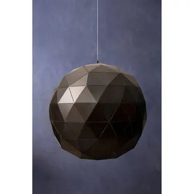 Large Black and Copper Pendant Light | Mateo