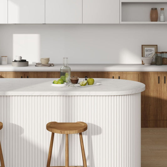 Large Fluted Wall Panels in DIY Primed - Ready To Paint - 240cm x 60cm - Wall Panel